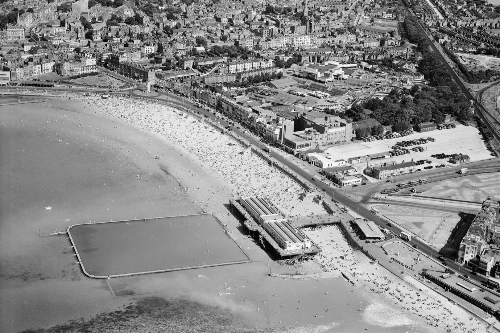 The Marine Terrace Tidal Pool in Margate has been Grade II-Listed. The pool pictured in 1949. Picture: Historic England Archive