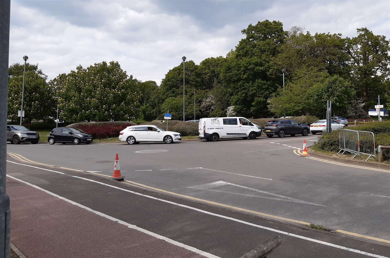 Queues at Ashford's KFC on Eureka Park earlier this month