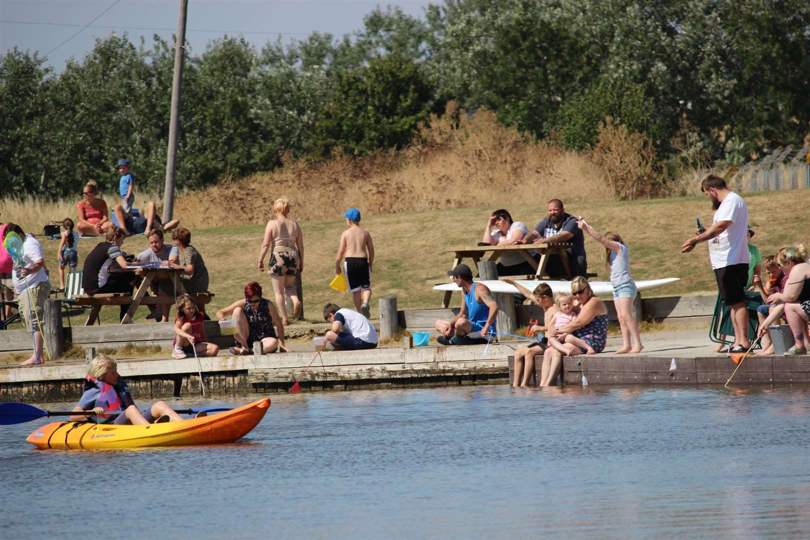 Water sports at Barton's Point Coastal Park, Sheerness