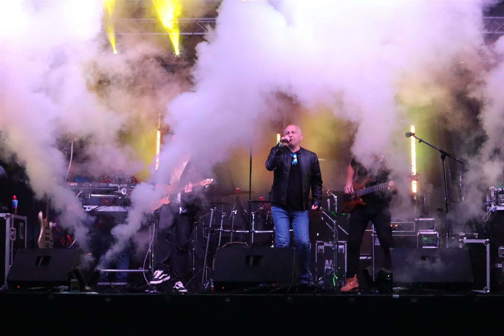 Ed Austin of Marylebone Jelly at Sittingbourne's Party in the Park 2022. Picture: John Nurden