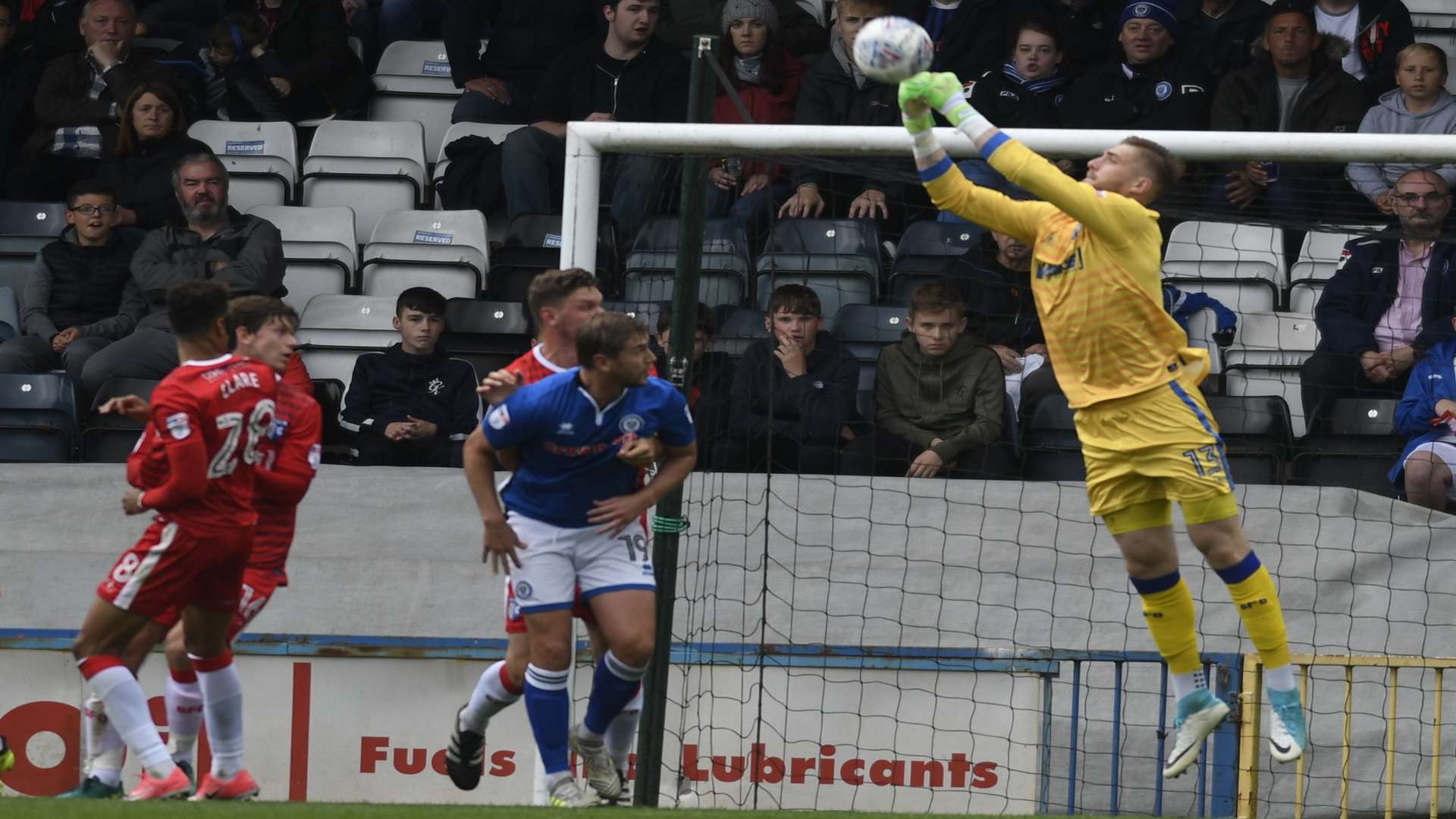 Tomas Holy is called into action Picture: Barry Goodwin