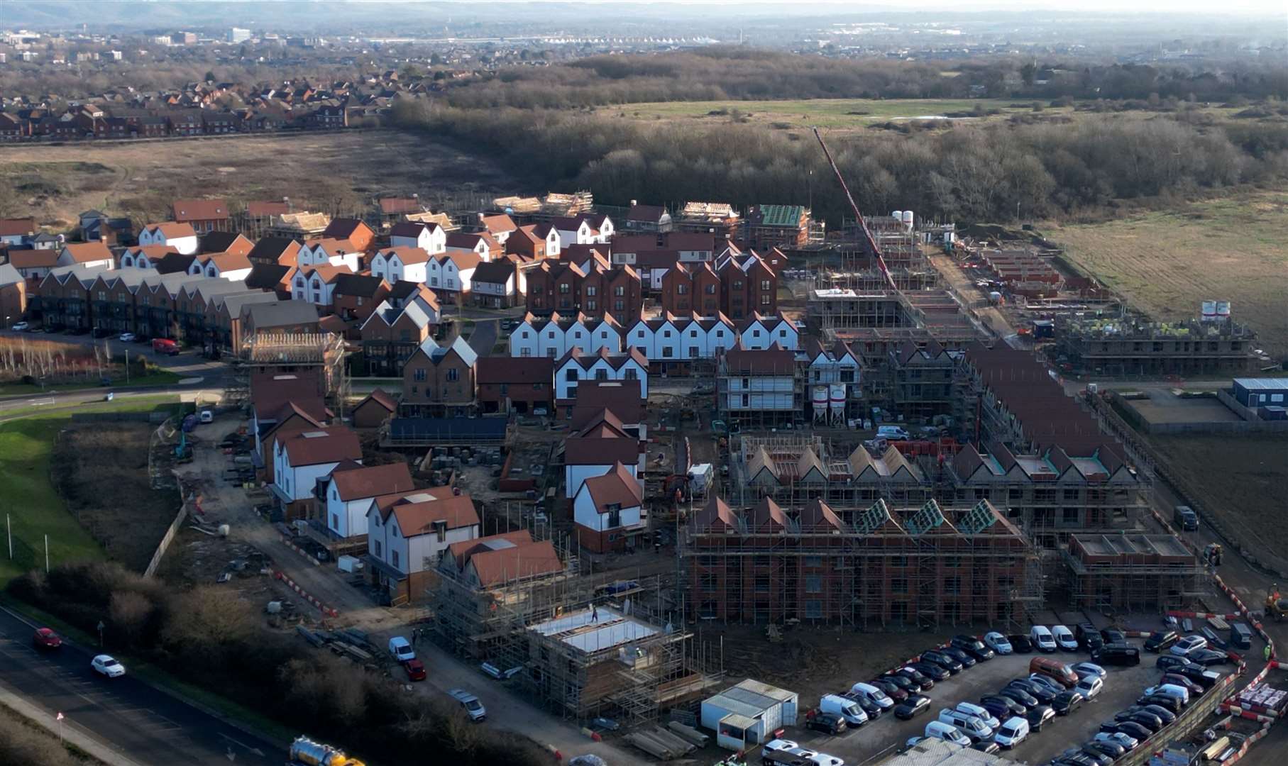 Some 300 homes have already been built at Chilmington Green. Picture: Barry Goodwin