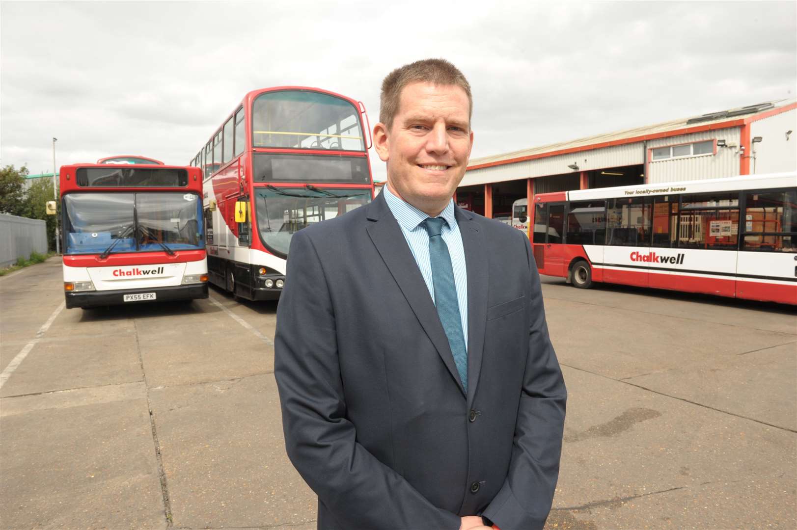 Roland Eglinton, managing director of Chalkwell Coach Hire, Sittingbourne