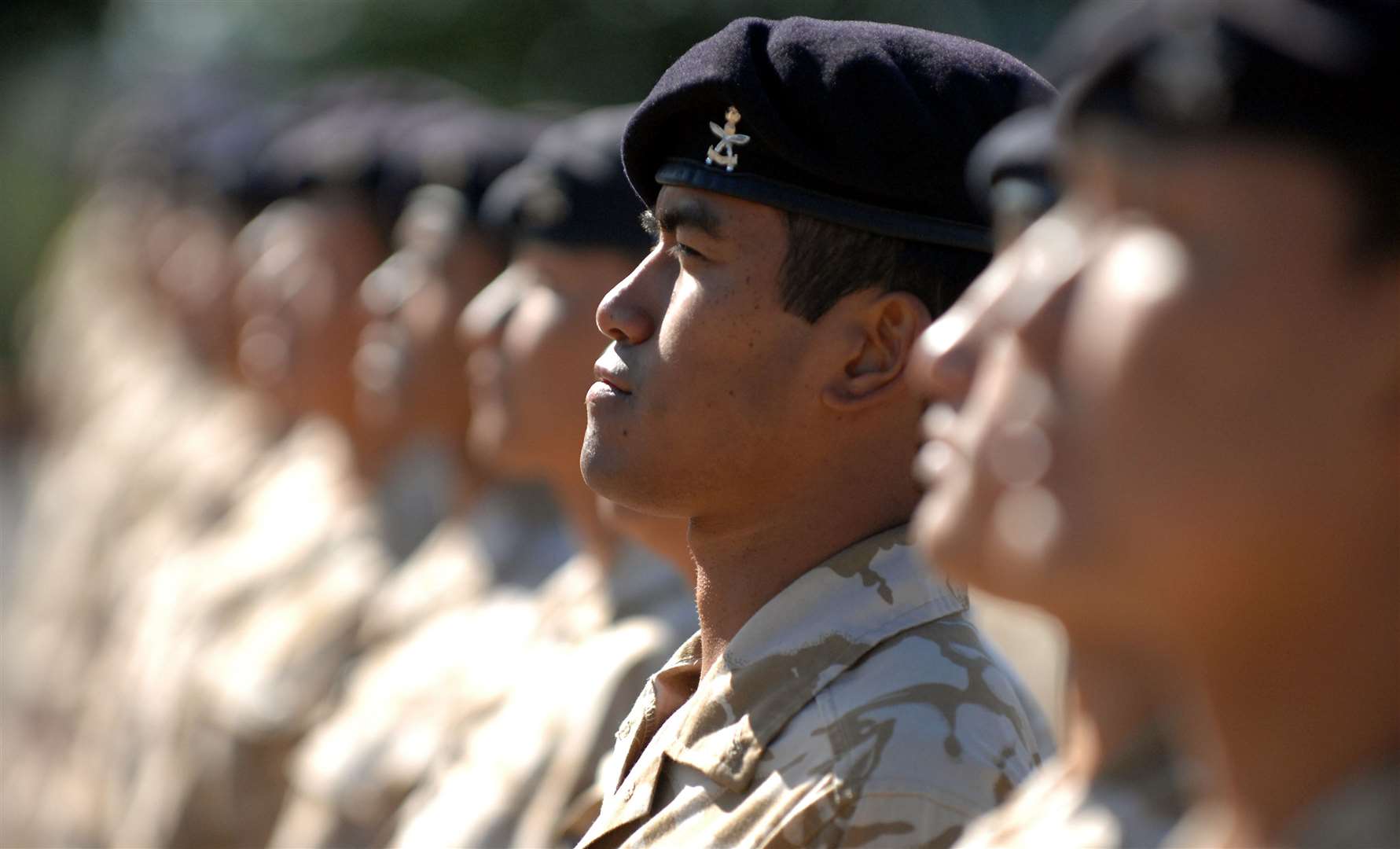 A home coming parade from a tour of duty in Afghanistan in 2010, at the Invicta Barracks in Maidstone Picture: Matthew Reading