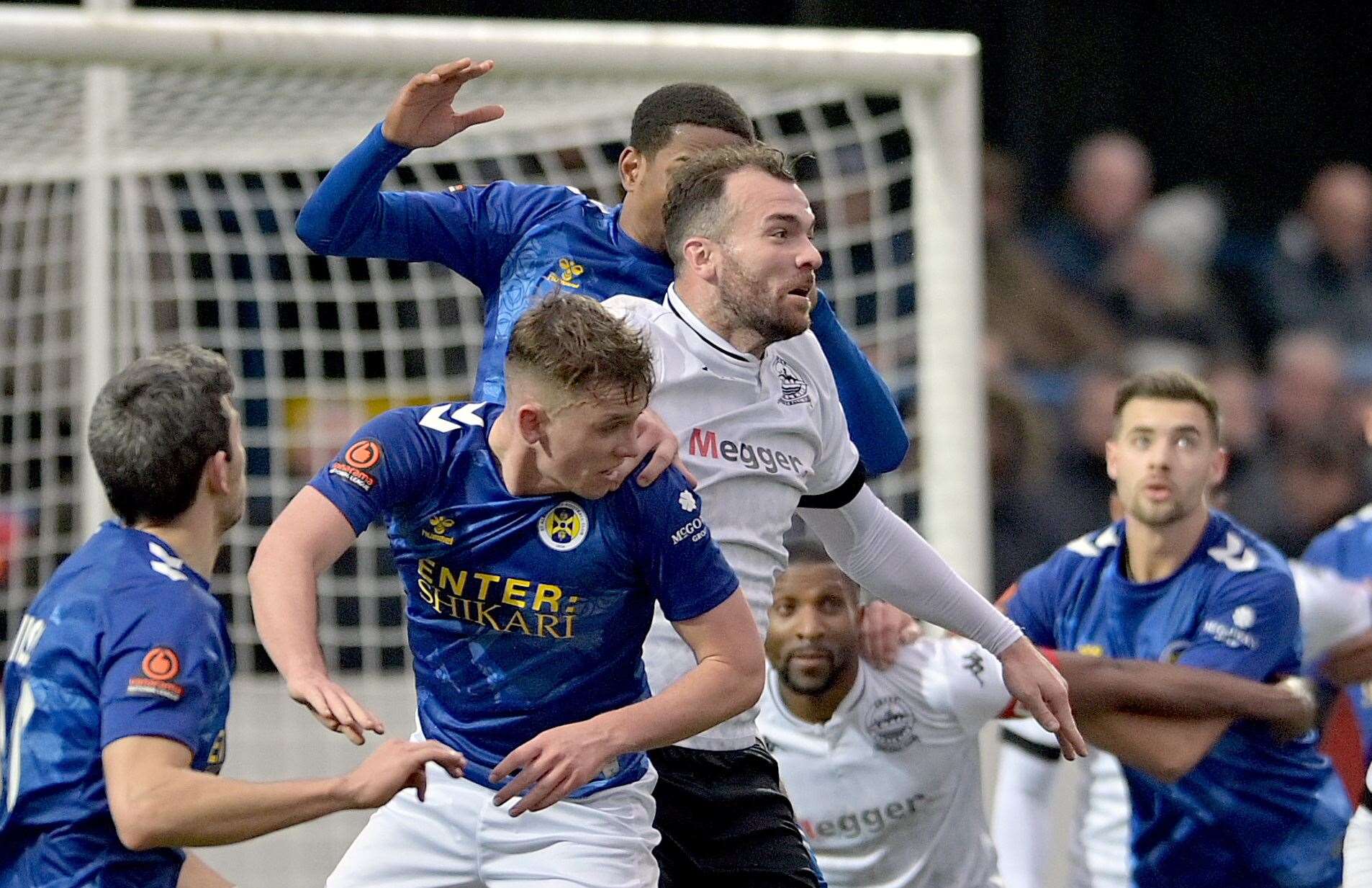 Dover player-assistant manager Mitch Brundle in their weekend draw with St Albans. Picture: Stuart Brock