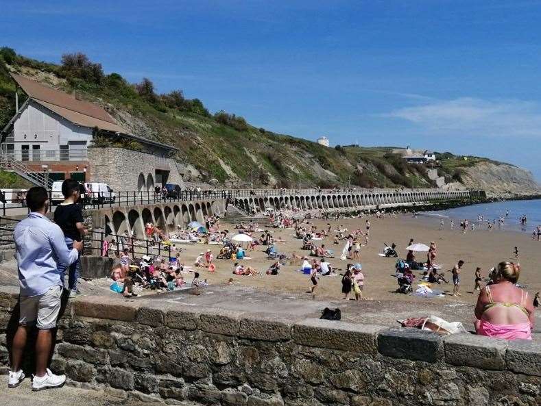 Justin Allen described the scenes in Folkestone as "a disgrace"