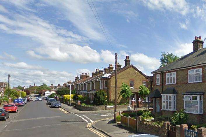 Athelstan Road where the crash took place.