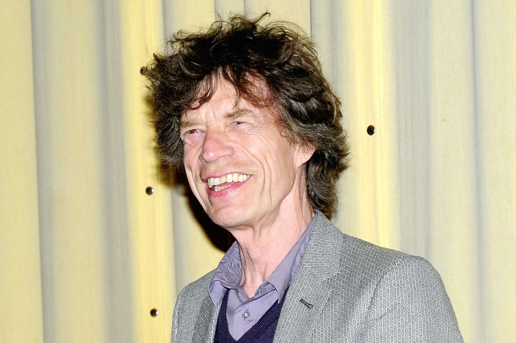 Mick Jagger on a visit back to Dartford