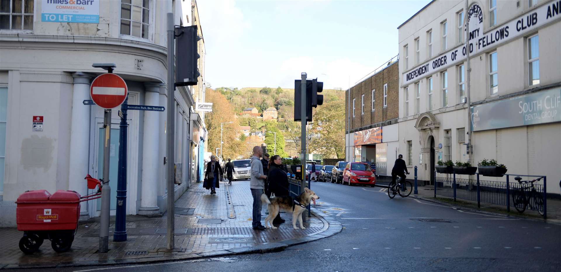 KCC is hoping to open up Pencester Road up to two-way traffic. Picture: Barry Goodwin