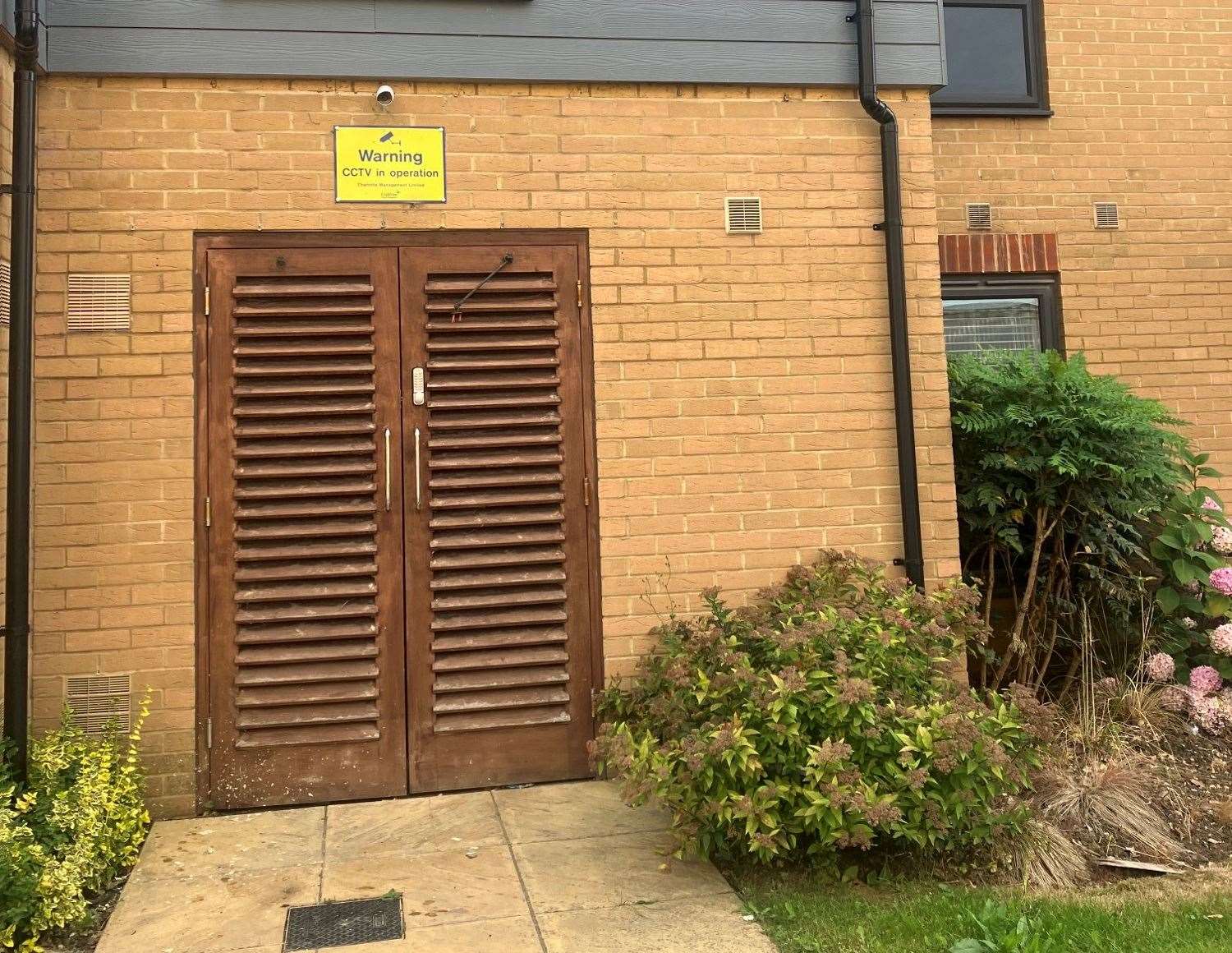 The bin store at Hedley Walk, Church Street, in Sittingbourne. Picture: Sarah Barnes