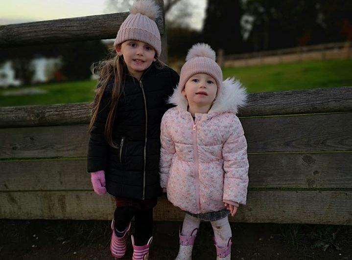 Ruby, left, and Elsie were caught up in the tea cup drama on Saturday night