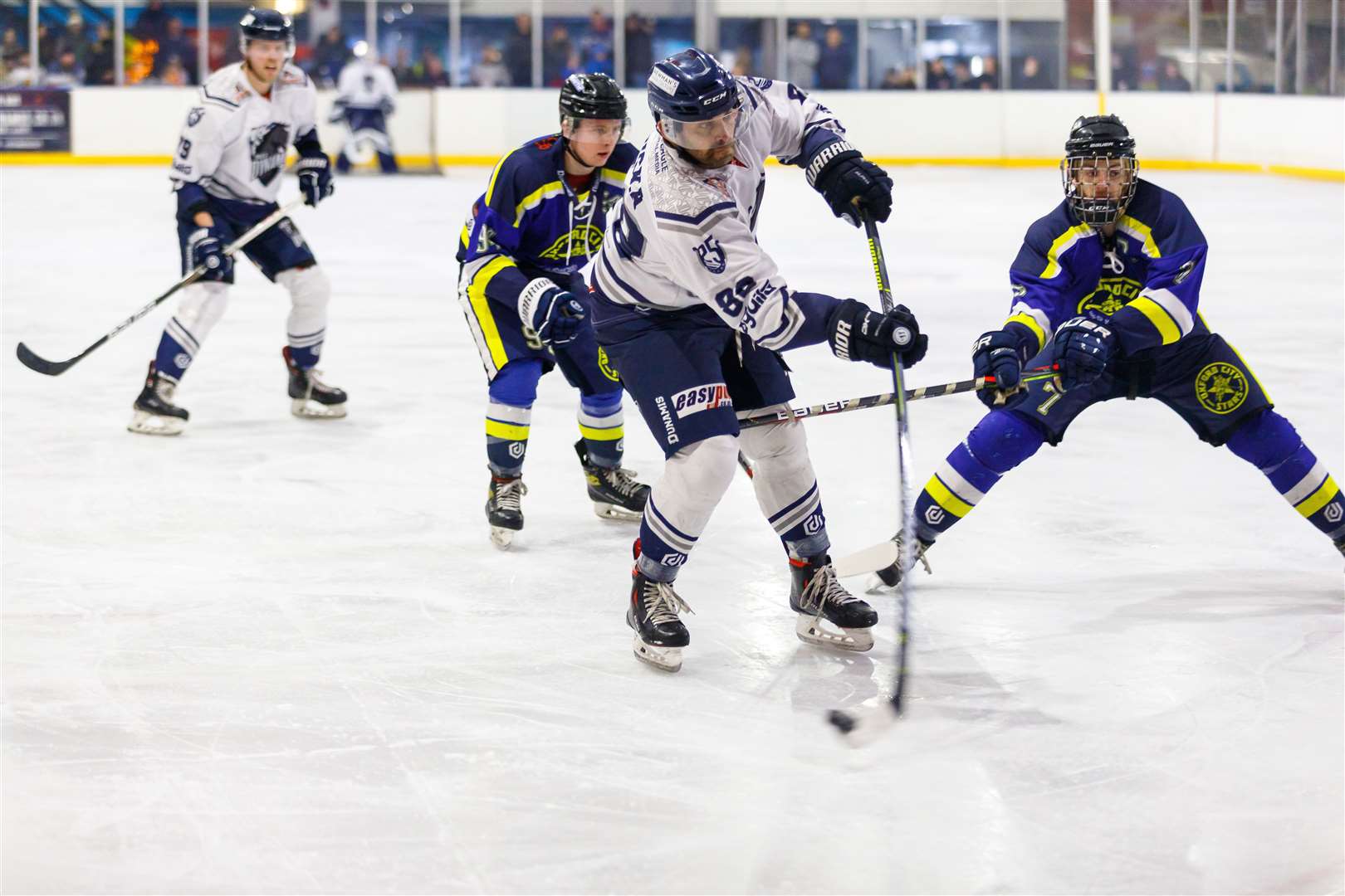 Juraj Huska attacking for Invicta Dynamos against Oxford City Stars Picture: David Trevallion