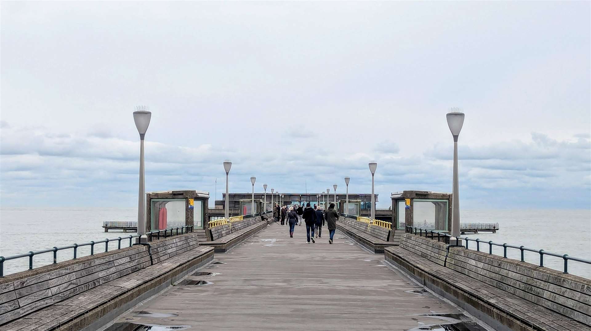 Deal Pier is a popular spot for anglers as well as visitors heading to the Deal Pier Kitchen