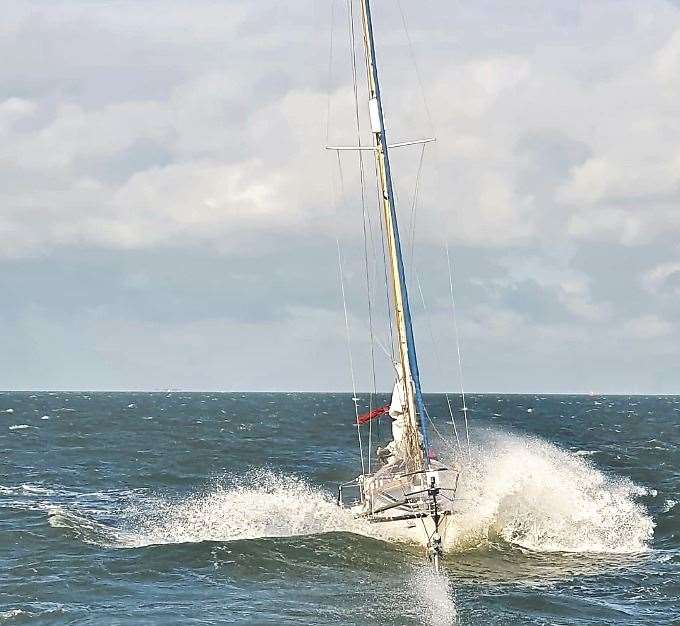 RNLI crews were sent to rescue a 10ft yacht. Picture: Steve Elliot