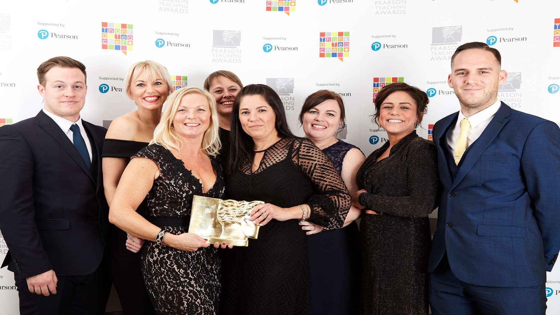 The staff team at the Rowans AP Academy won a Gold Plato Award at the Pearson Teaching Awards.