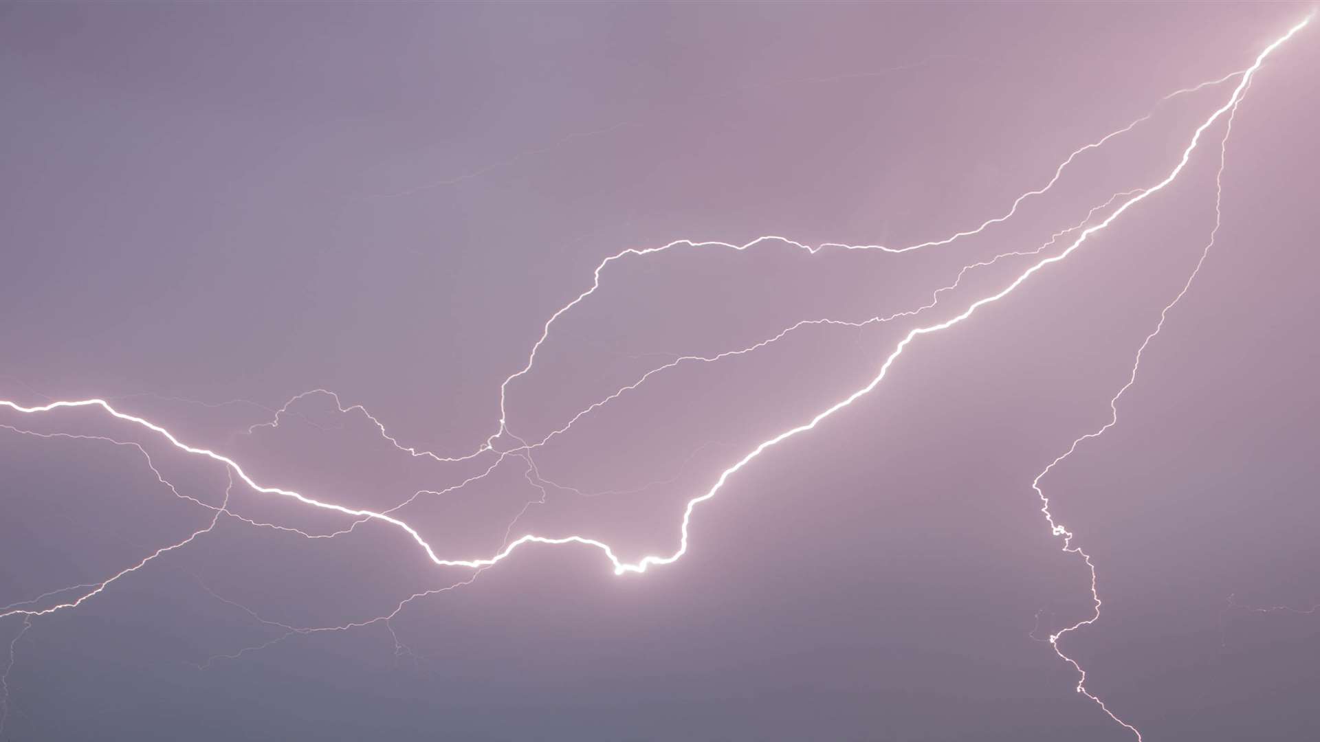 Lightning has hit the county. Library picture.