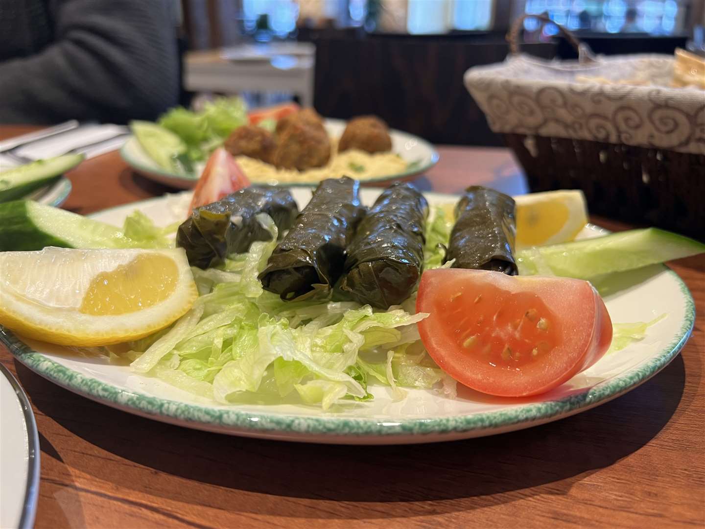 Stuffed vine leaves - well you have to don't you?