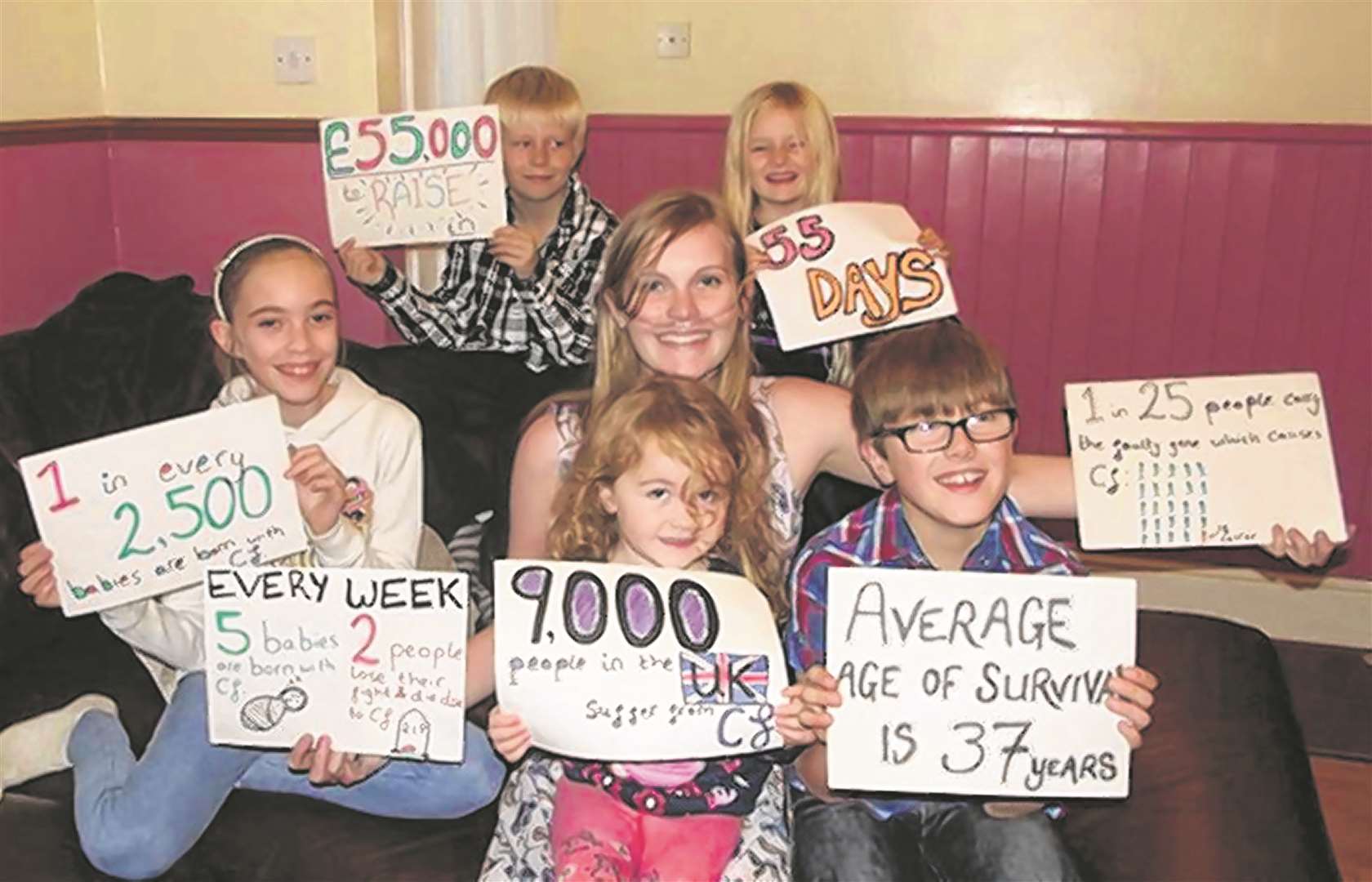 Roisin Kelleher with brother Cian and his friends