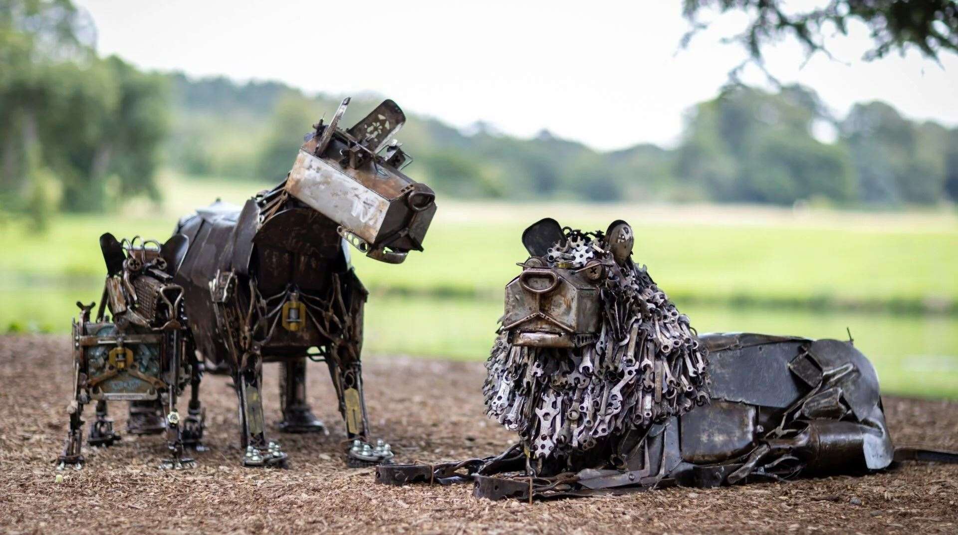 Each piece has been designed and created by a local artist. Picture: Leeds Castle