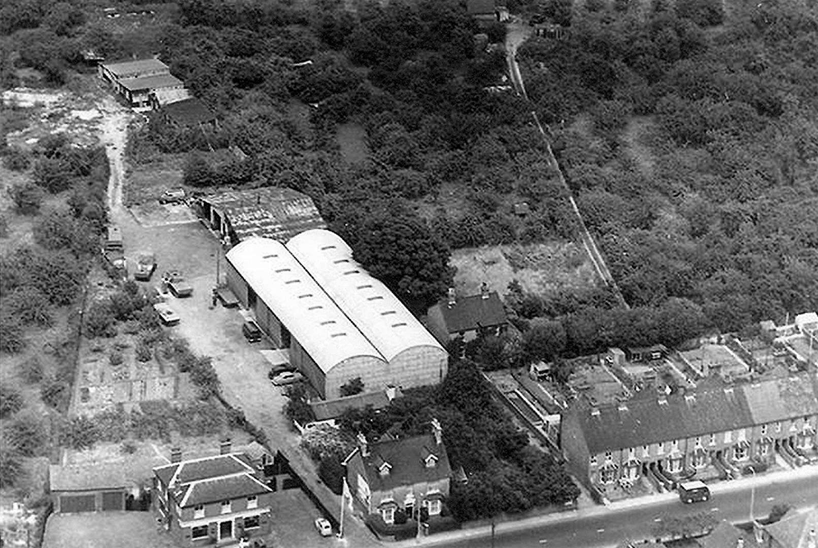 Land behind the Billet pub, London Road, Sittingbourne, in 1960. Picture: Colin Harvey