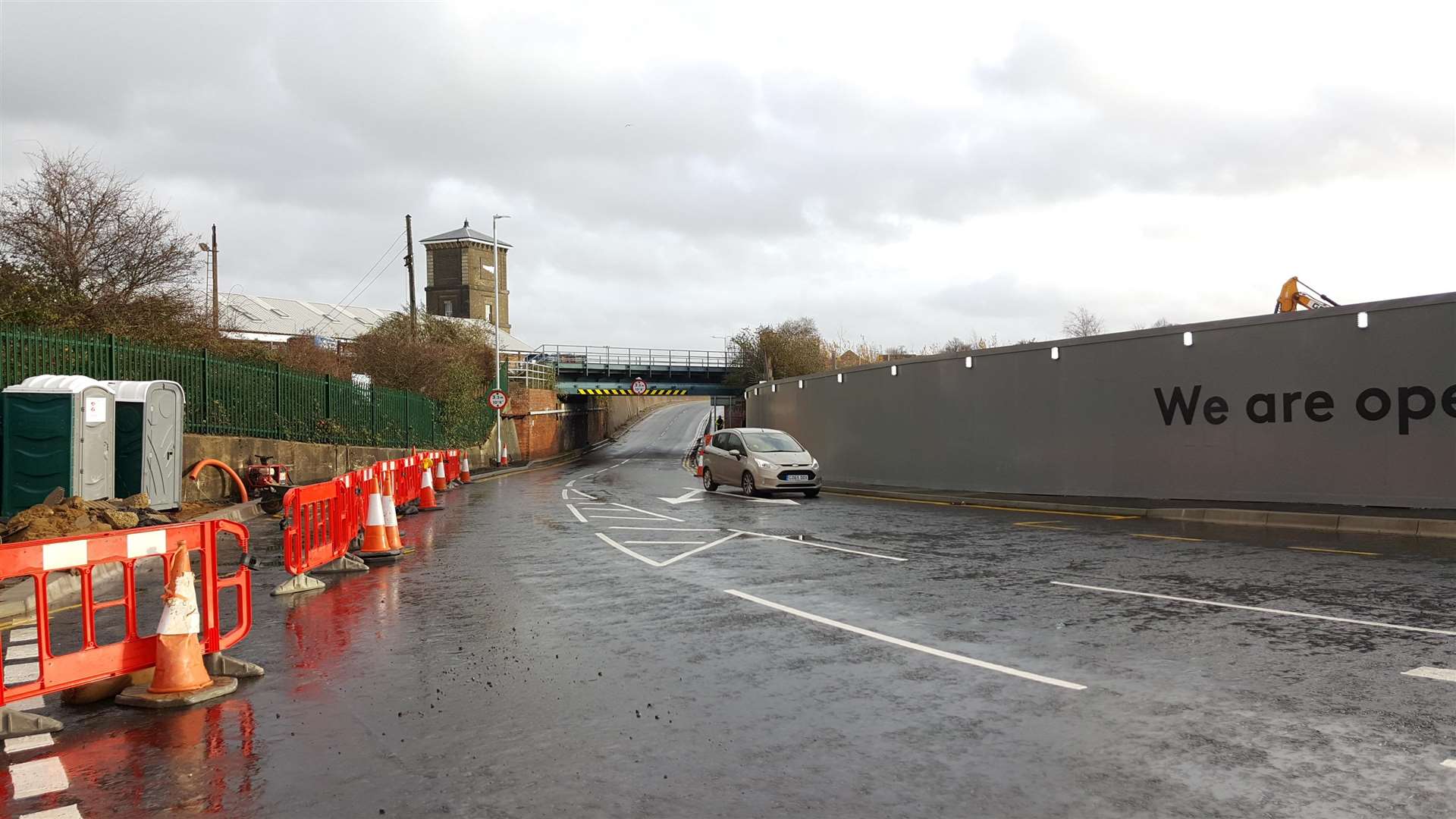 Newtown Road finally reopened last week