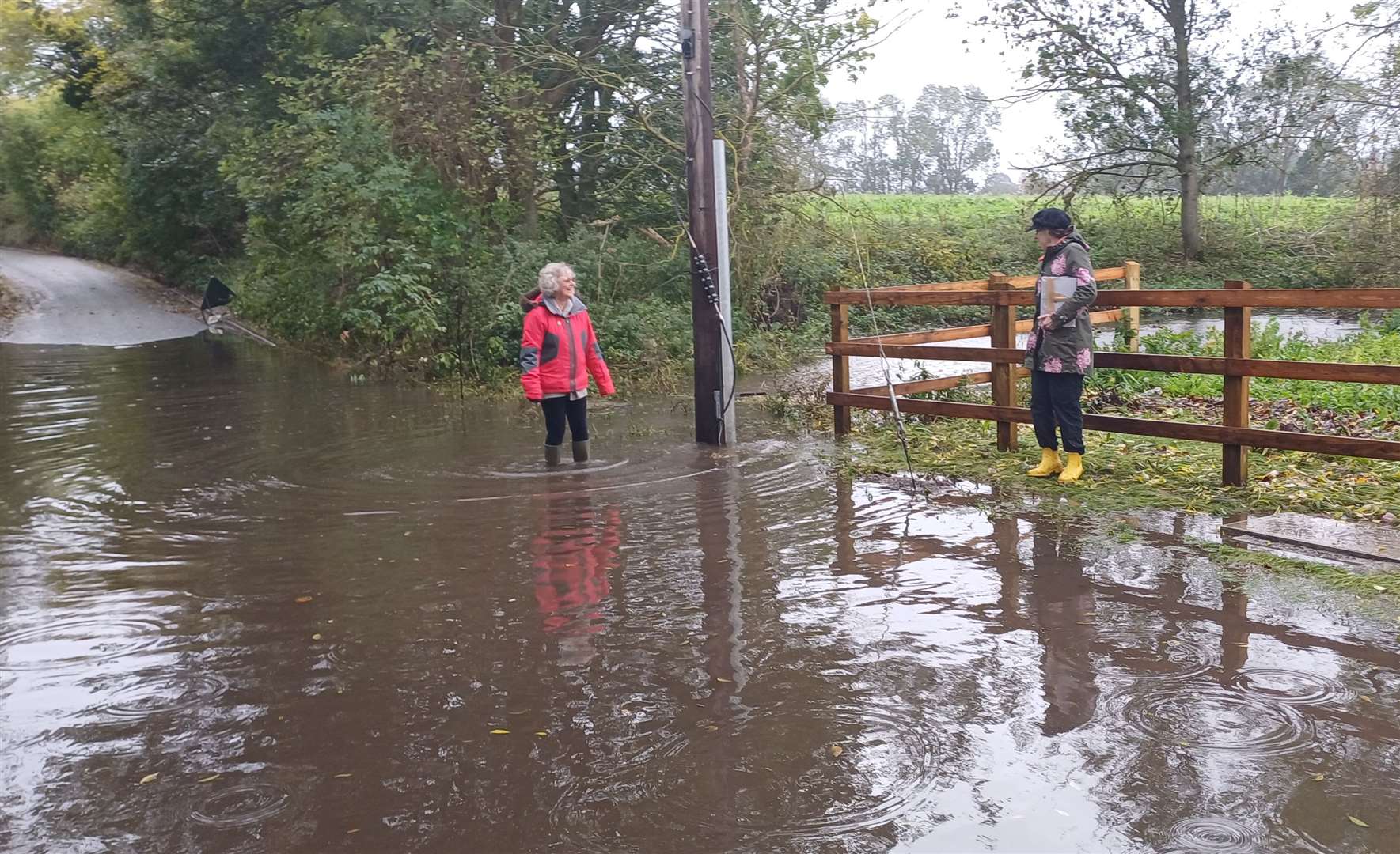 Villagers in Staple Street, Boughton claim the new crematorium work has ‘decimated’ a nearby pond