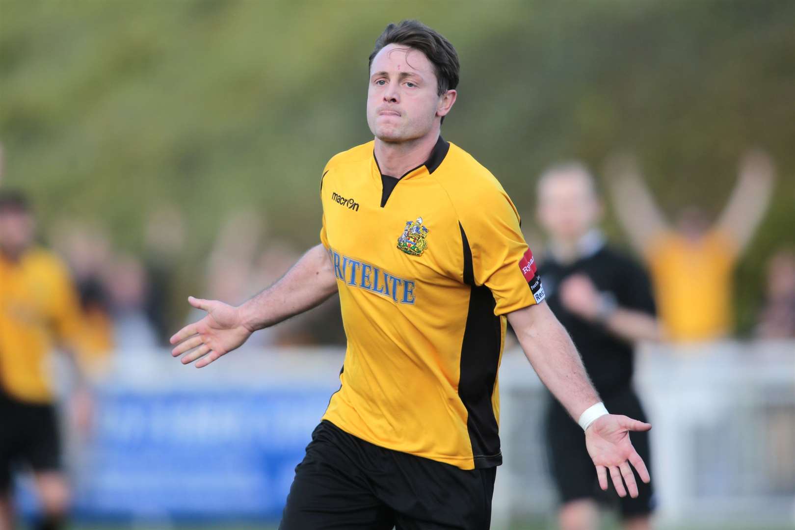 Frannie Collin won the Ryman League Premier Division title with Maidstone Picture: Martin Apps