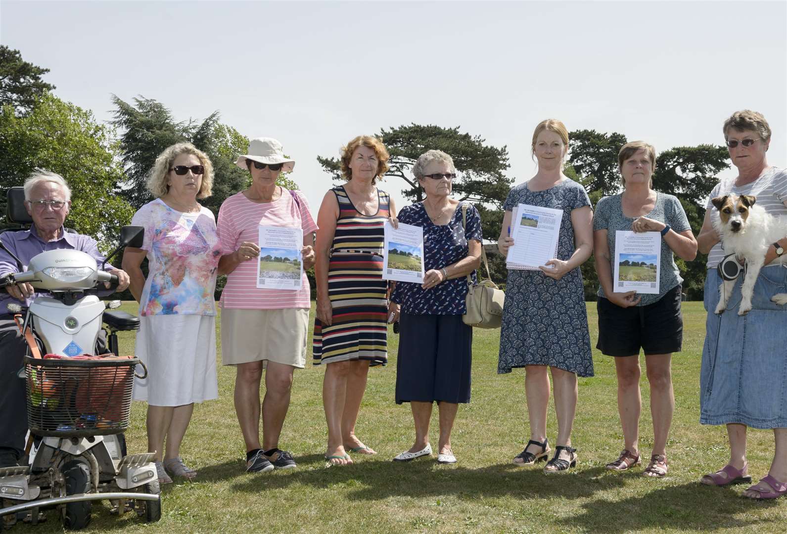 People who use Paddock Wood Memorial Ground in Maidstone Road say the new community building will take up too much of the site