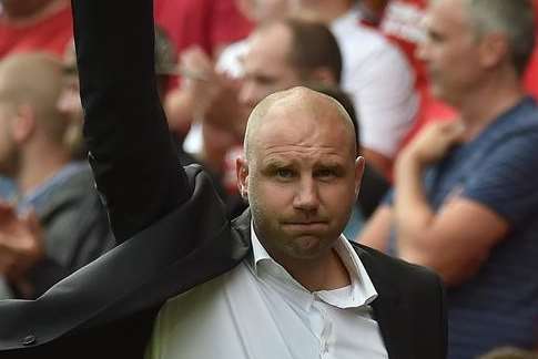 Charlton manager Bob Peeters Picture: Keith Gillard