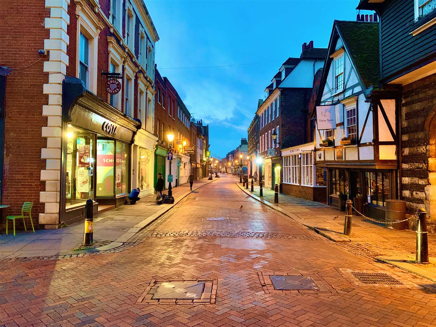 The High Street was cordoned off earlier. Stock image: Alex Watson