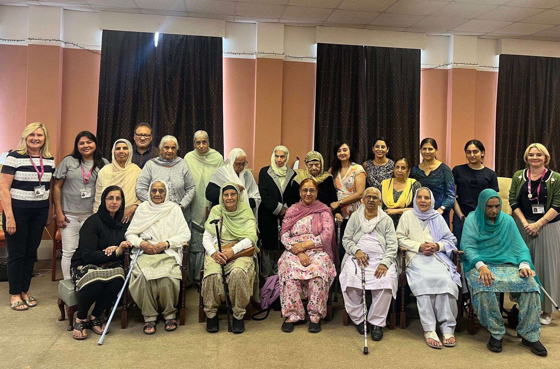 The Alzheimer's and Dementia Support Services launched Kent's First Memory Café at a Guru Nanak Darbar Gurdwara in Gravesend. Picture: Alzheimer's and Dementia Support Services