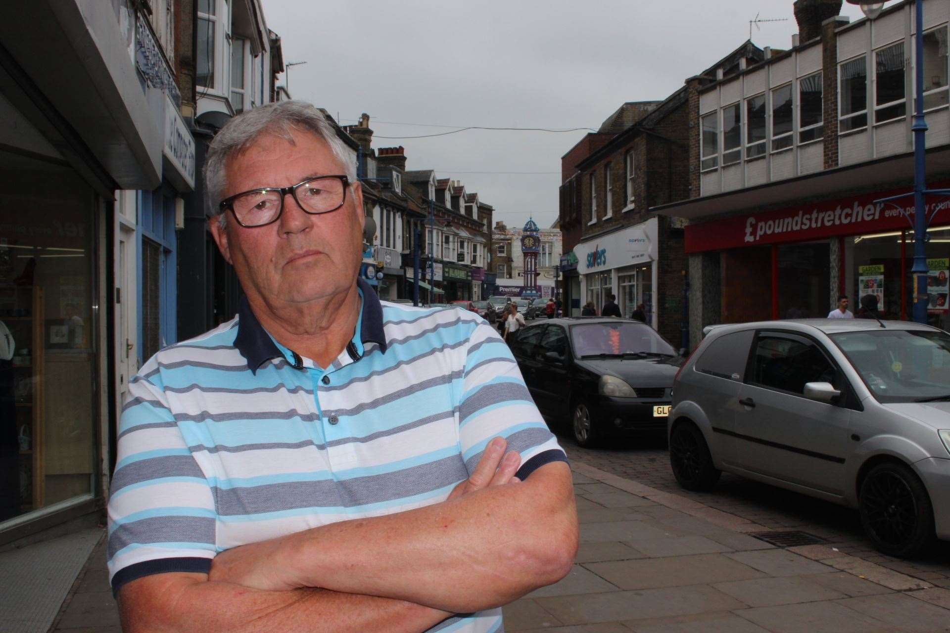 Brian Spoor, chairman of the Sheerness Town Team