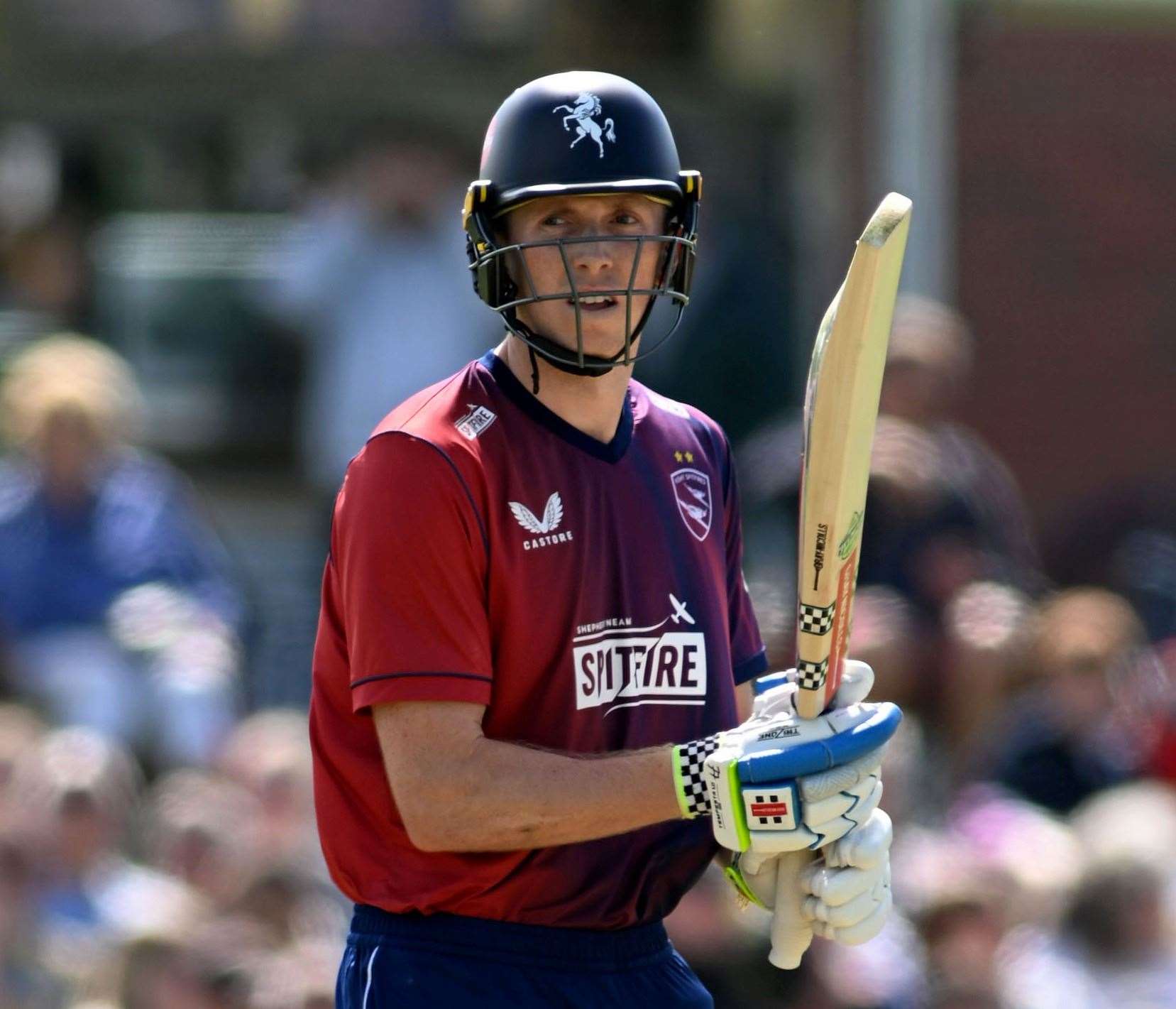 Opening batsman Zak Crawley missed out with the bat again, scoring just seven. Picture: Barry Goodwin