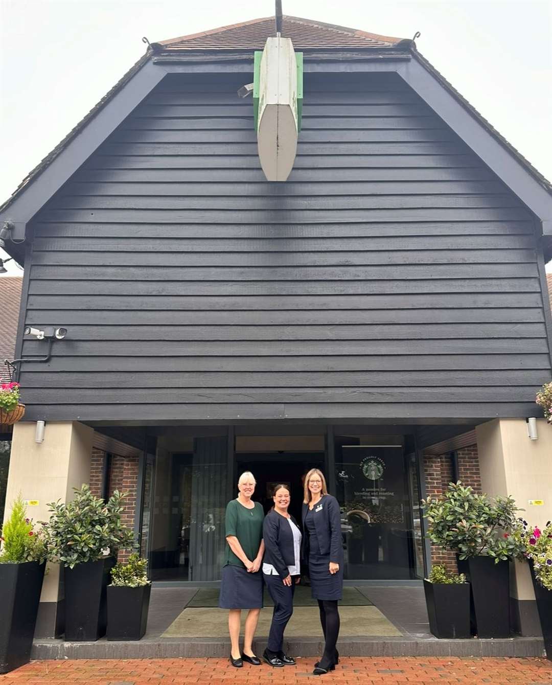 Colleagues from left: Gina Campbell, Melanie Snowden and Lisa Huggett