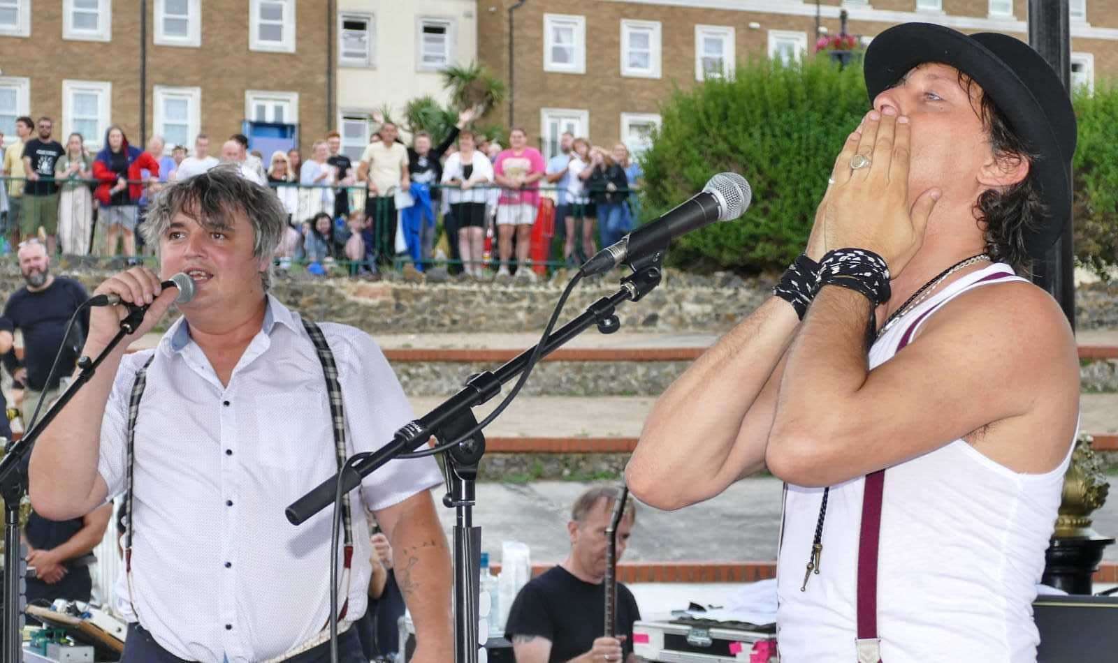 The Libertines performing an outdoor gig at the Oval Bandstand and Lawns in Cliftonville in August 2022. Picture: Frank Leppard