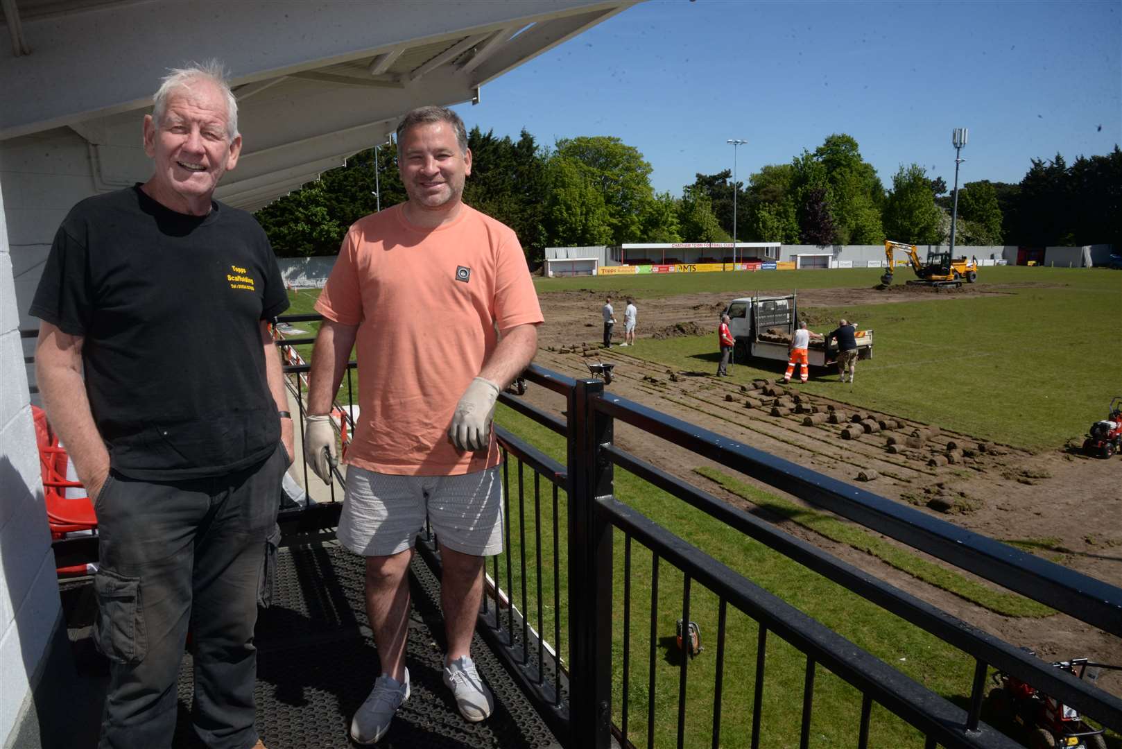 Chairman Kevin Hake and vice chairman Barry Adams