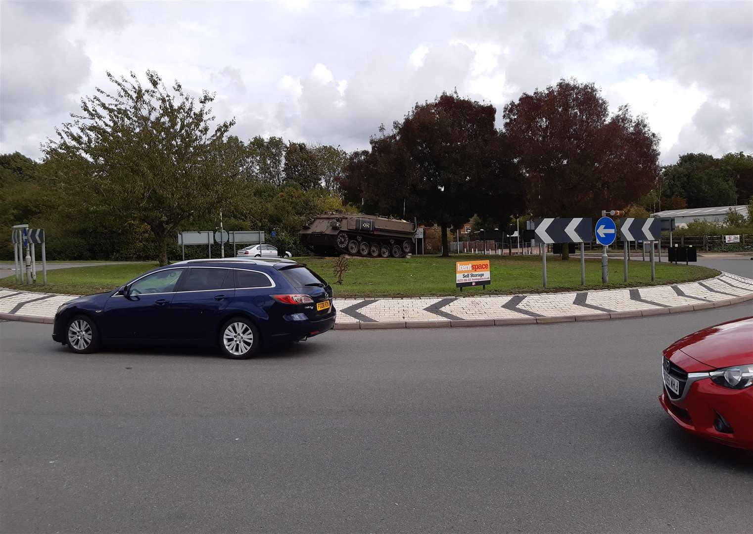 The McDonald's was earmarked for a site next to the landmark 'tank roundabout'