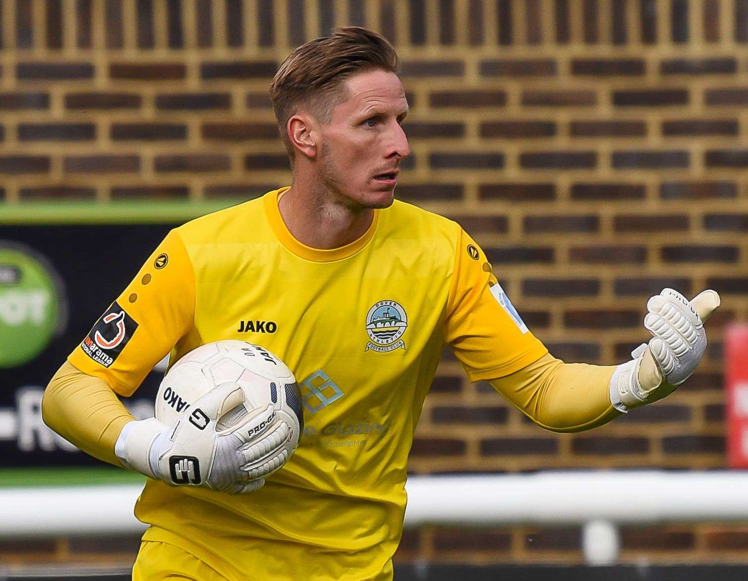 Lee Worgan played against Maidstone for the first time since leaving the Gallagher in 2018 Picture: Alan Langley