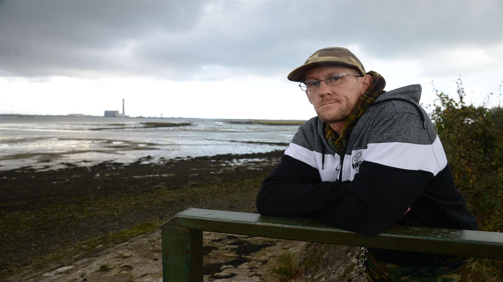 David at Copperhouse Lane, Rainham where he goes to take photos