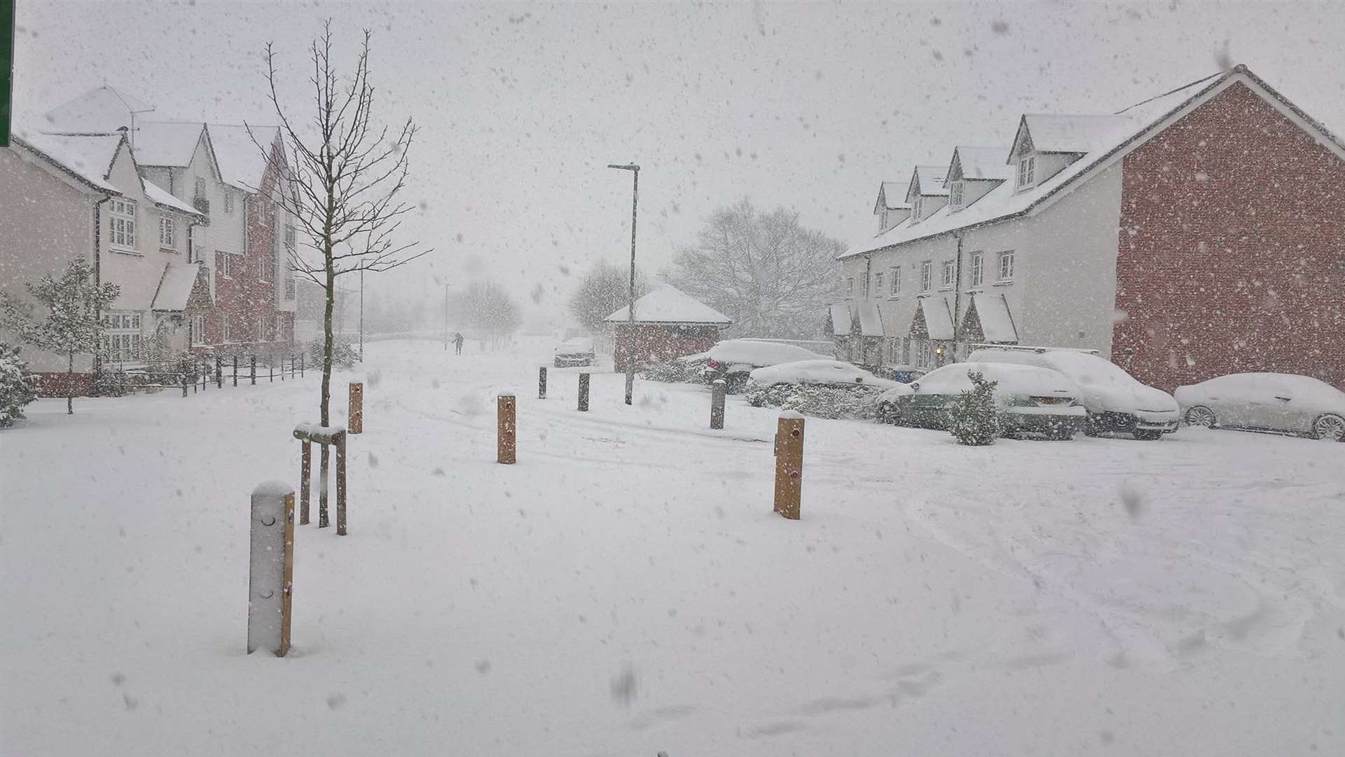 Sittingbourne in the snow