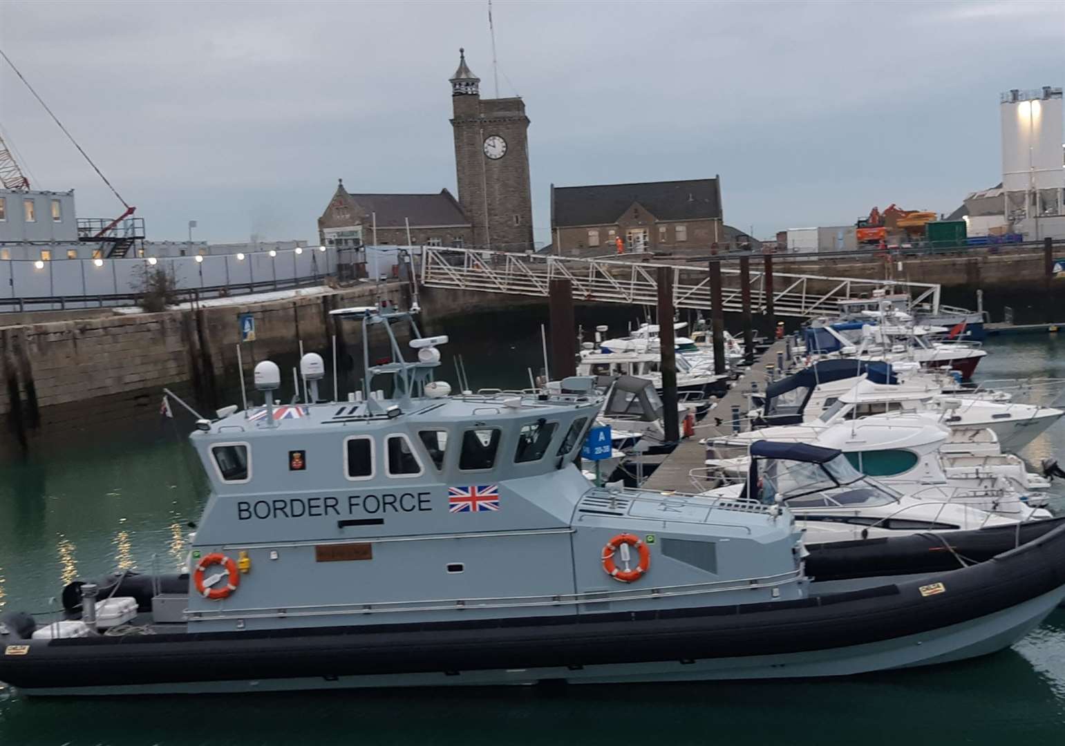 A Border Force coastal patrol vessel