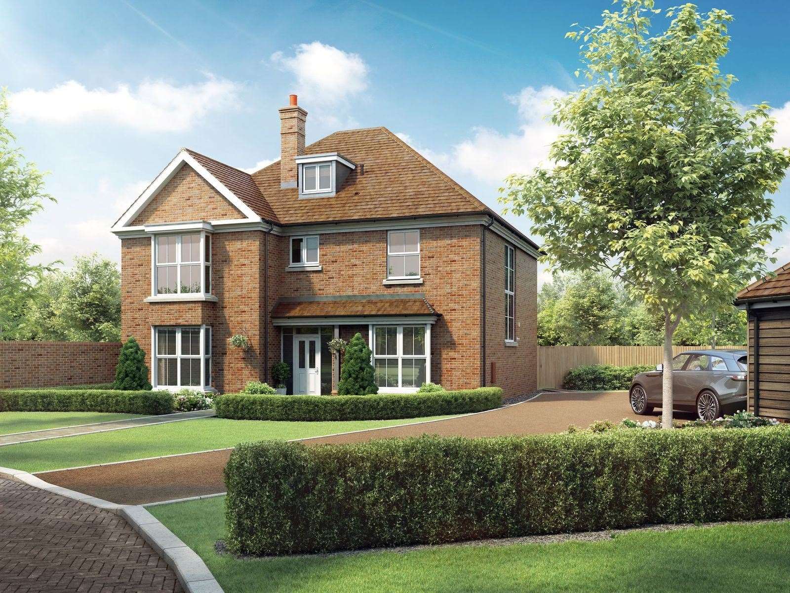 A CGI of the £1.4 million house