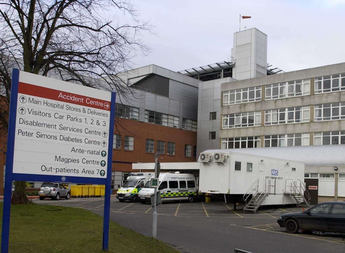 Medway Maritime Hospital. Library image