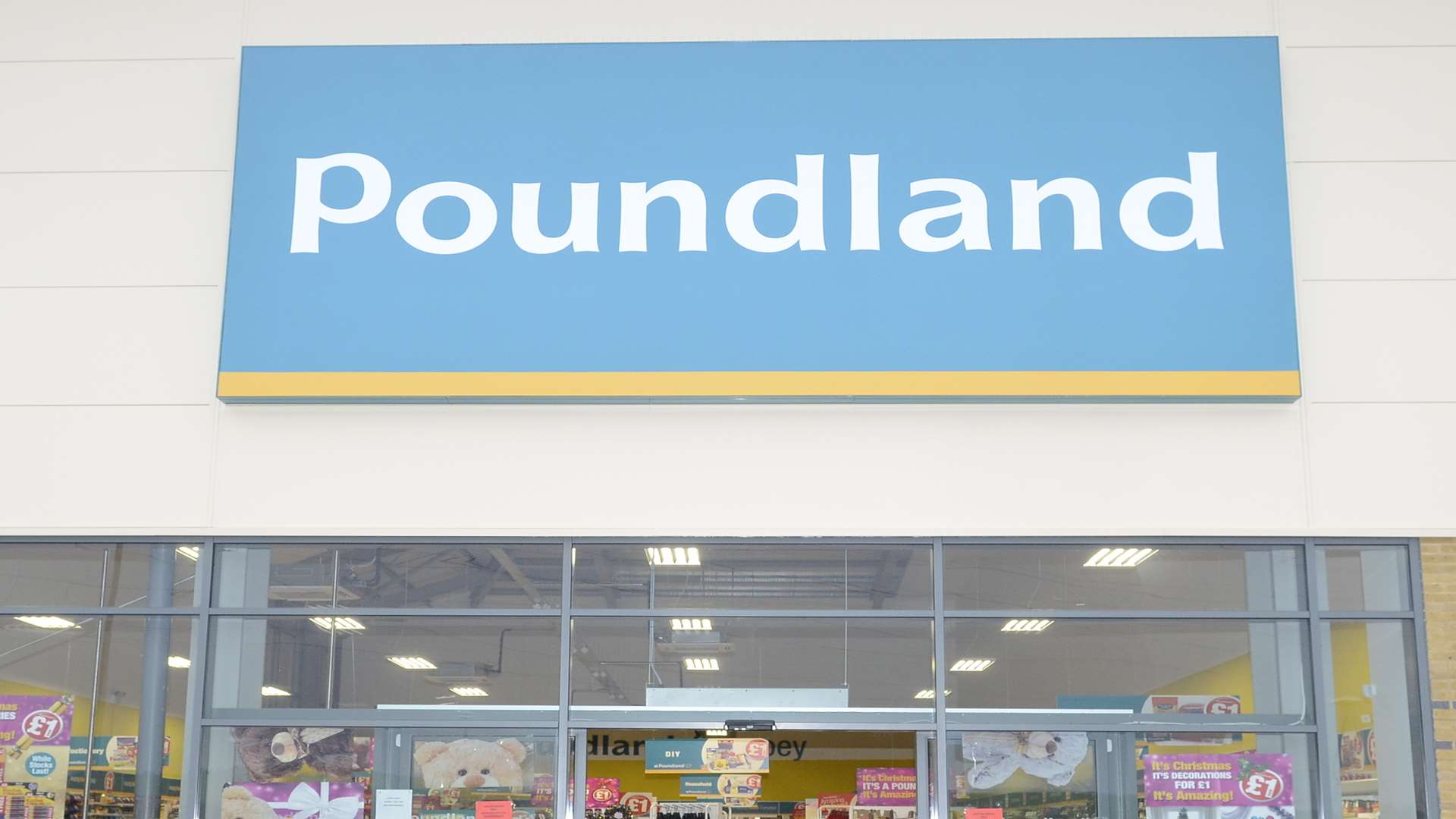 Poundland. Library image