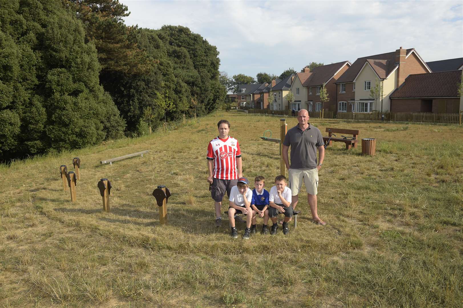 Andrew Bull Paul Terrey, George Terrey, Matthew Toogod and Kai Camileri all aged eight.