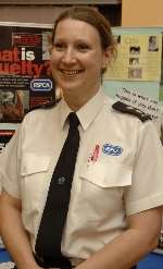 RSPCA inspector Kelli Ellison