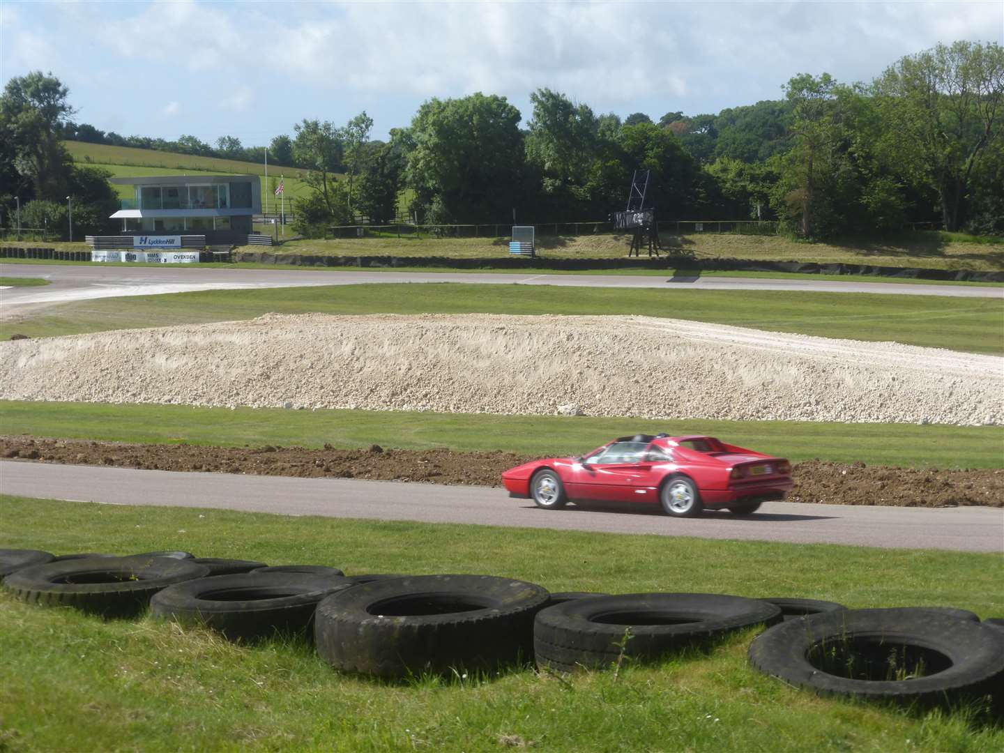 How the jump looked one week before the event. Picture: Joe Wright