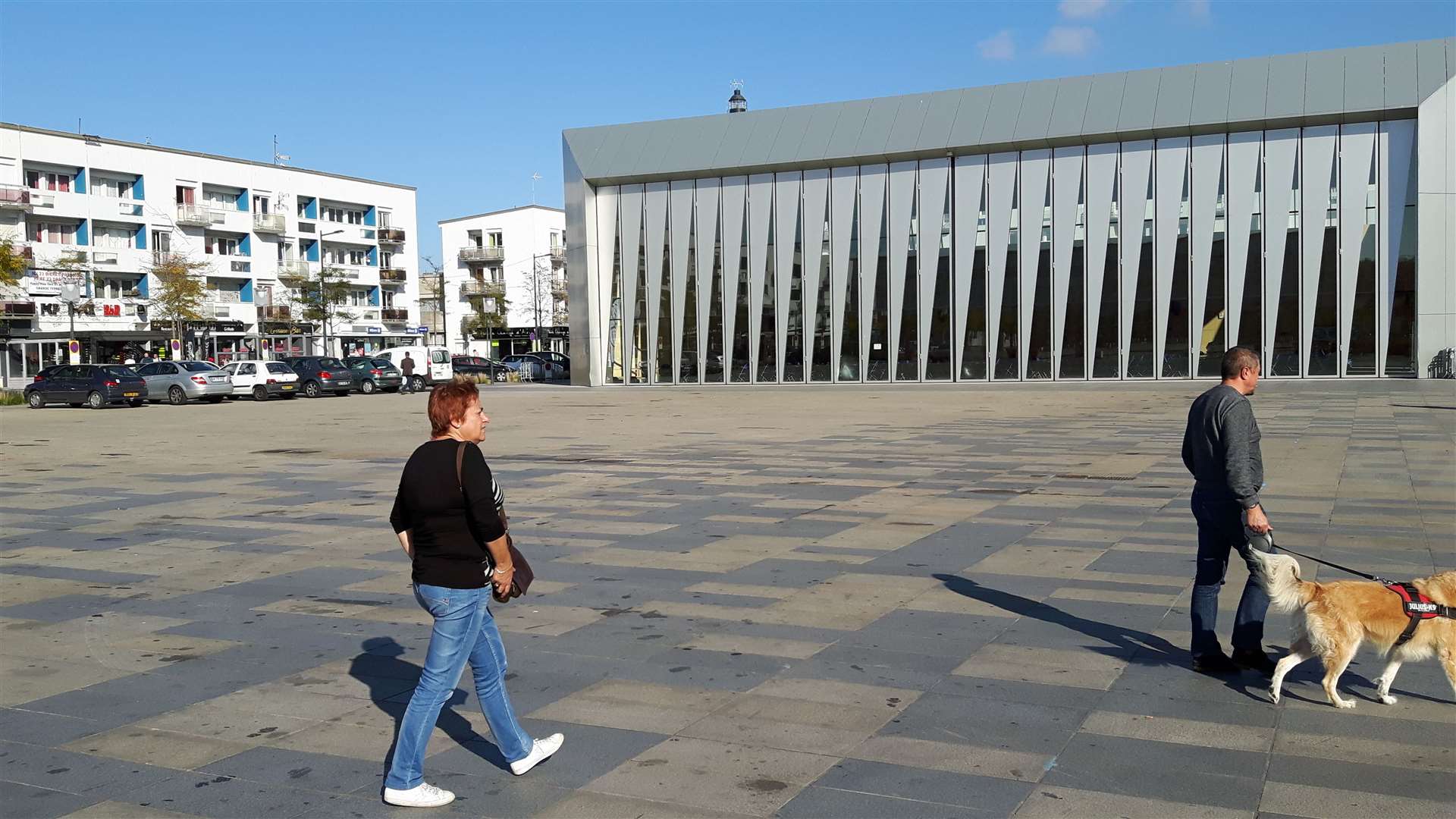 Place D'Armes, Calais, free of litter. Picture: Sam Lennon