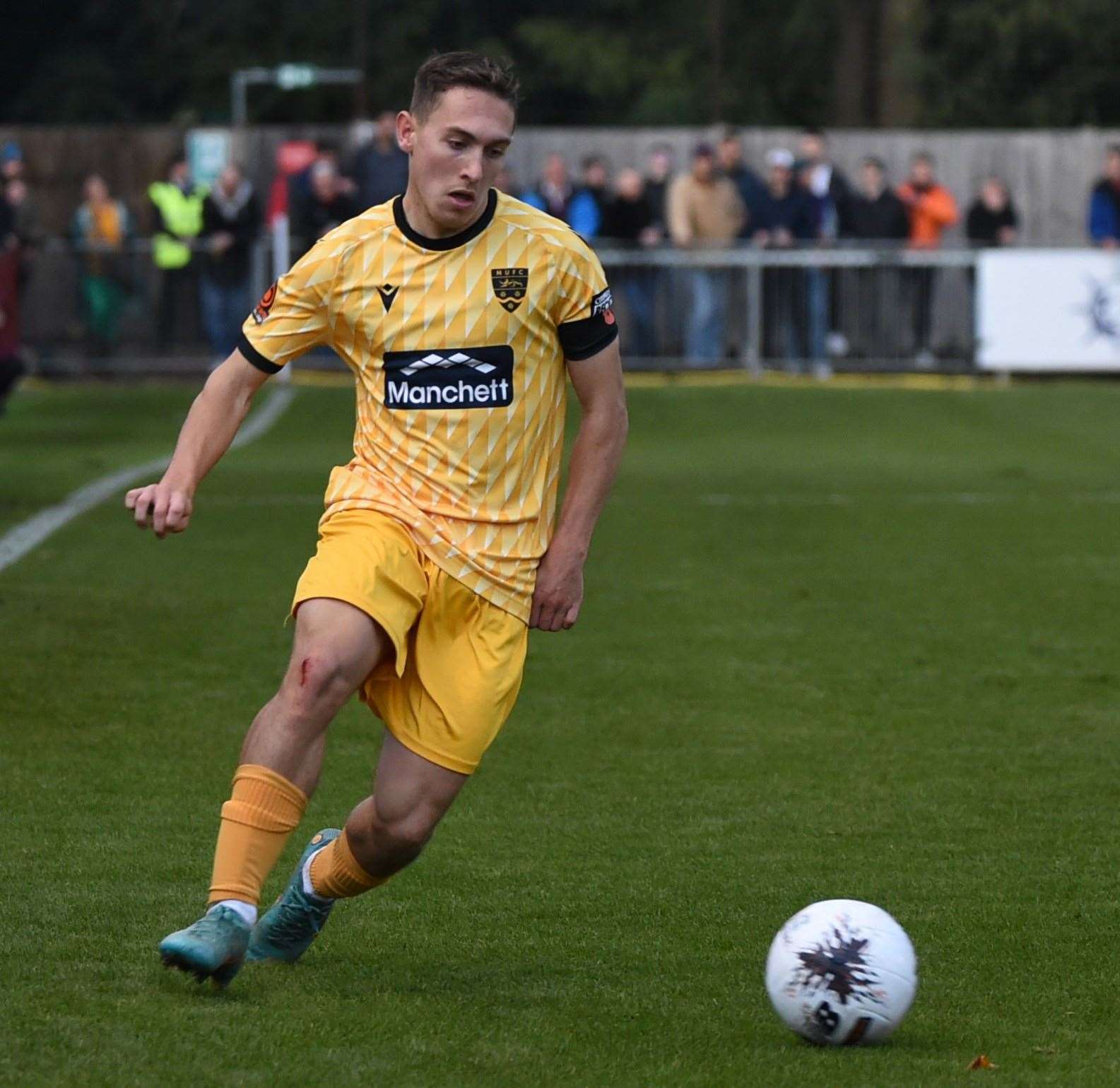 Matt Rush picked up tips from ex-Newcastle and Man Utd striker Andy Cole. Picture: Steve Terrell