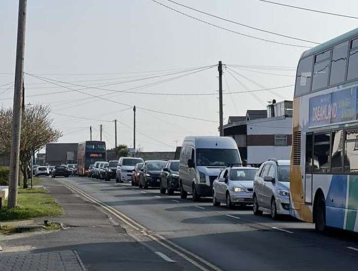 Dungeness Road is closed